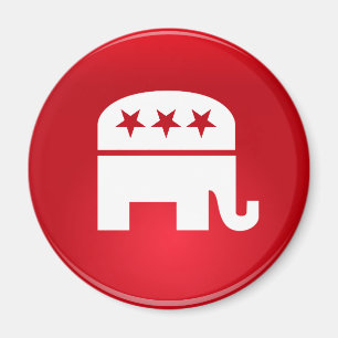 Imán Logotipo del Partido Republicano