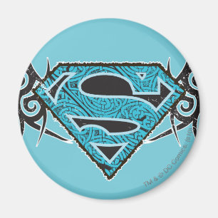 Imán Logotipo del patrón tribal superchica