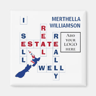 Imán Logotipo del Realtor NEW ZEALAND Inmobiliaria