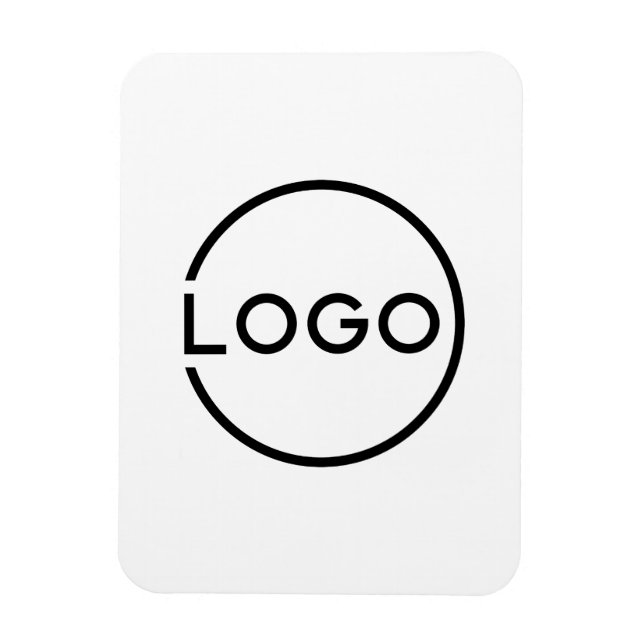 Imán Logotipo Empresarial Personalizado (Vertical)
