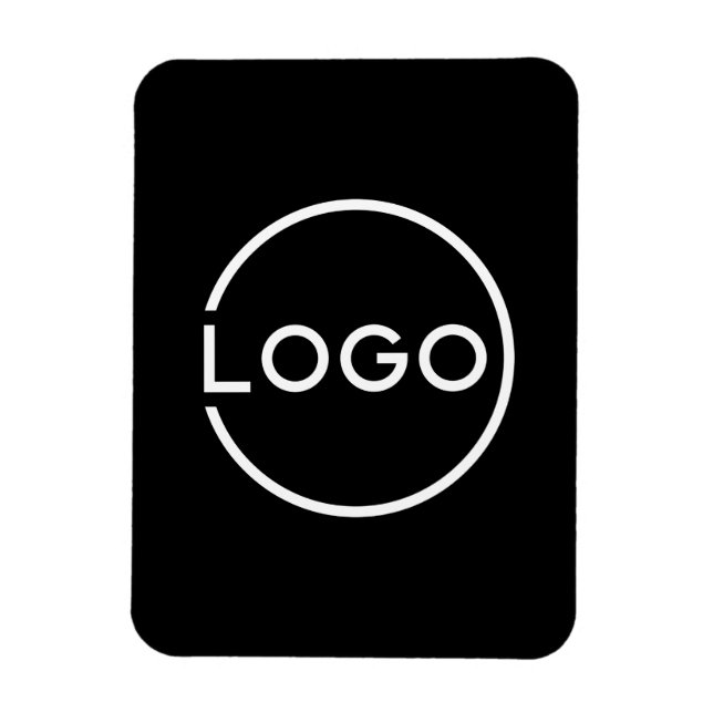 Imán Logotipo Empresarial Personalizado (Vertical)