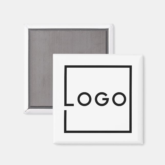 Imán Logotipo Empresarial Personalizado (Anverso/Reverso)