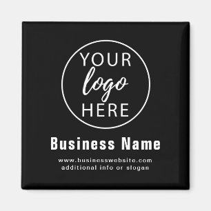 Imán Logotipo Empresarial Personalizado Moderno Simple
