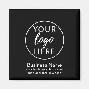 Imán Logotipo Empresarial Personalizado Sencillo