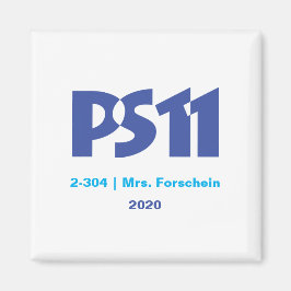 Imán Logotipo escolar Simple