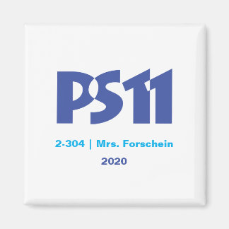 Imán Logotipo escolar Simple