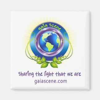 Imán Logotipo Gaia Scene Square Refridgerator Magnet Dr