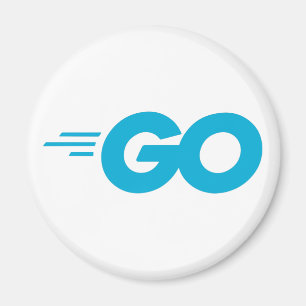 Imán Logotipo Golang (Lenguaje de programación Go)