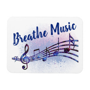 Imán Logotipo musical de Breathe Music MoonDreams