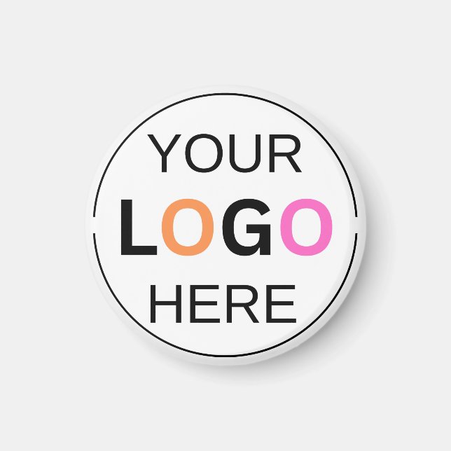 Imán Logotipo personalizado Simple Cercle (Frente)