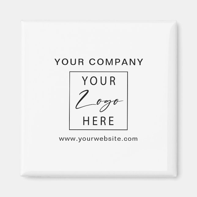 Imán Logotipo promocional de su empresa (Frente)