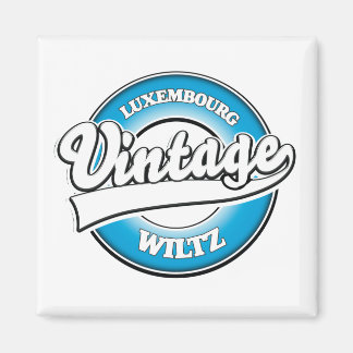 Imán logotipo retro de Wiltz Luxemburgo