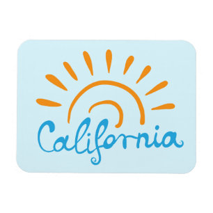 Imán Logotipo soleado de California