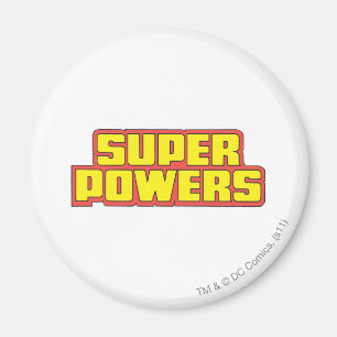 Imán Logotipo Super Powers™ Amarillo