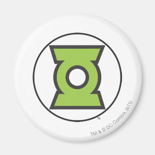 Imán Logotipo verde 11 de la linterna