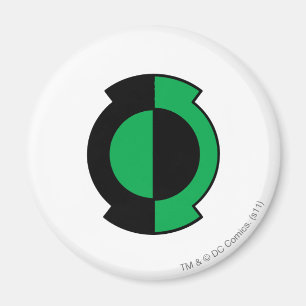 Imán Logotipo verde de la linterna movido de un tirón