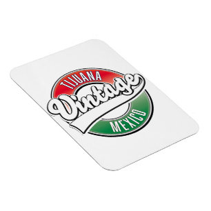 Imán Logotipo vintage de Tijuana México.