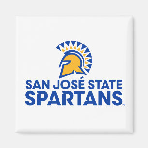 Imán Logotipo Wordmark de Spartans del estado de San