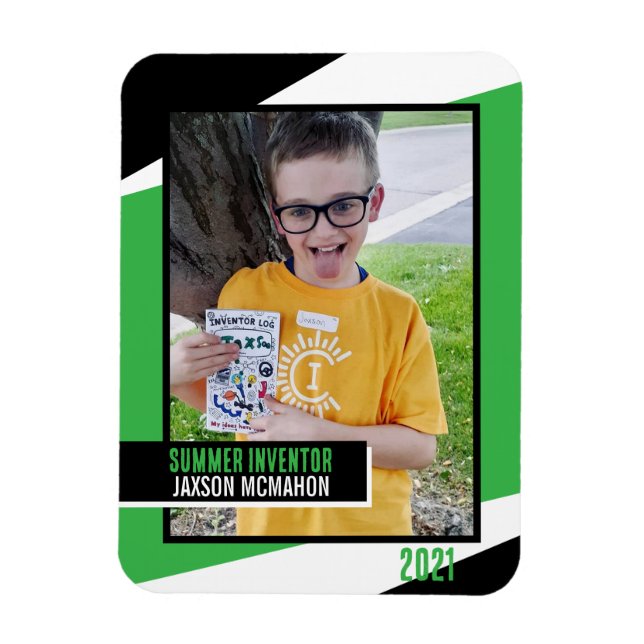 Imán Logro aleatorio ningún niño dejado atrás del verde (Vertical)