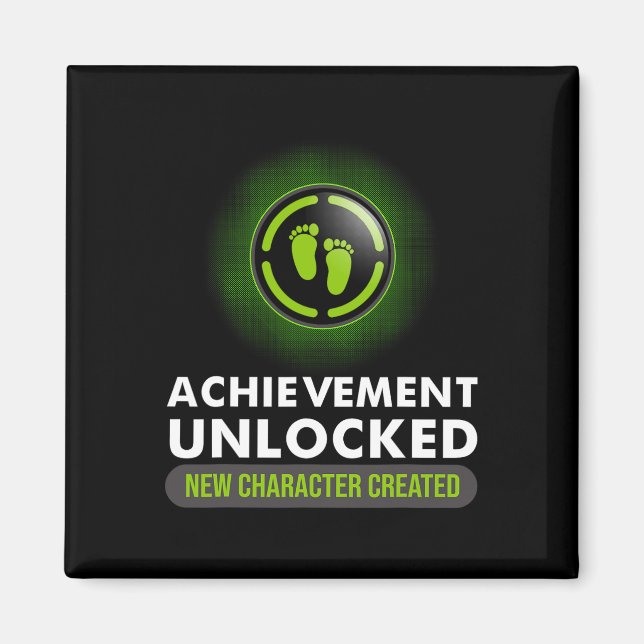 Imán Logro Desbloqueado Regalo Parejas Videojuego Embar (Frente)