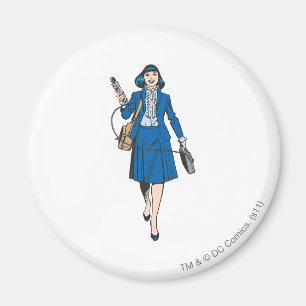 Imán Lois Lane con micrófono