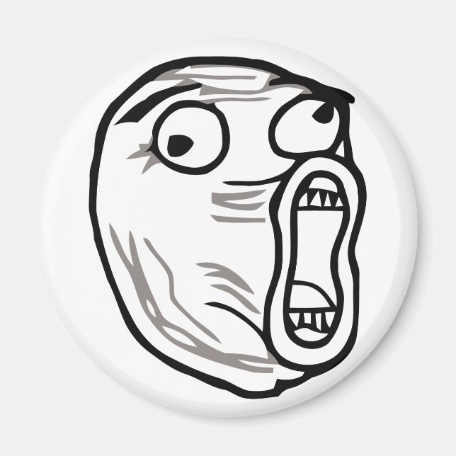 Imán lol face meme humor rofl omg (Frente)