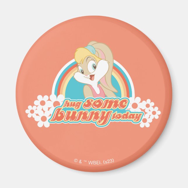 Imán Lola Bunny Abraza A Algunos Conejitos Hoy (Frente)