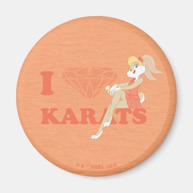 Imán Lola Bunny I Heart Karats (Frente)