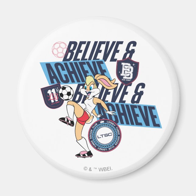 Imán Lola Bunny LOONEY TUNES™ Soccer Club Graphic (Frente)