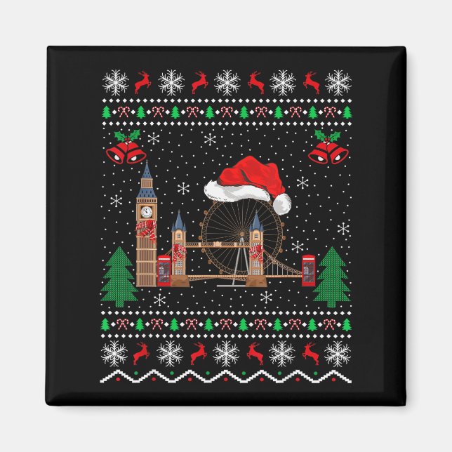 Imán London Bridge Lover Matching Ugly London Bridge Ch (Frente)