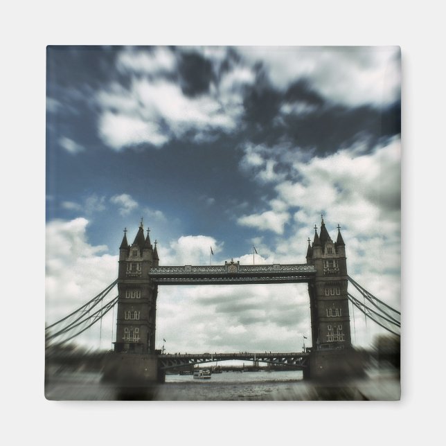 Imán London Bridge River Thames UK Magnet (Frente)