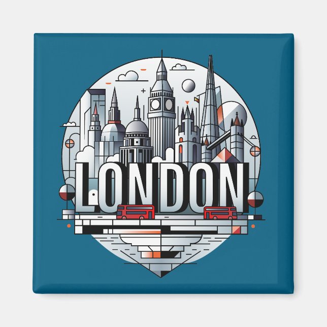 Imán London England United Kingdom (Frente)