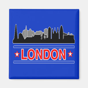 Imán London Skyline Fridge Magnet
