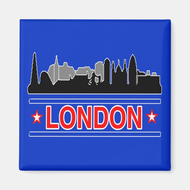 Imán London Skyline Fridge Magnet (Frente)