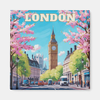 Imán London Skyline Fridge Magnet - Icónico recuerdo br