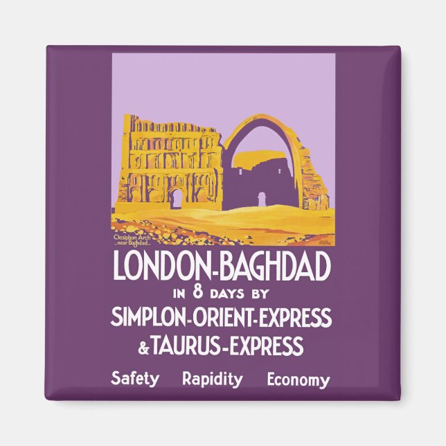 Imán Londres - Baghdad Orient Express (Frente)