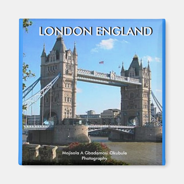 Imán LONDRES BRIDGE Magnet DE Muyiwa A Adetola Okubule (Frente)