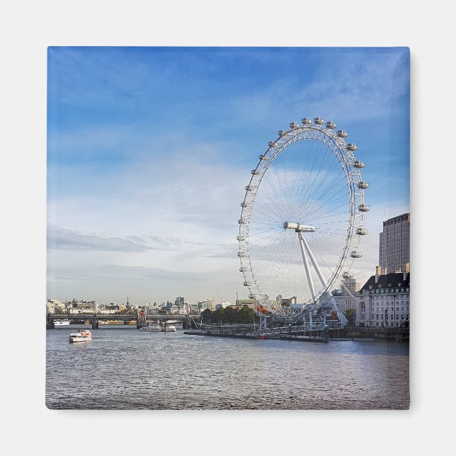 Imán Londres - Támesis del río (Frente)