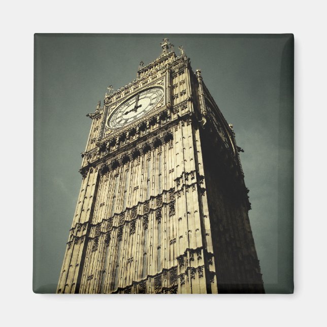 Imán Londres - Tower y Big Ben Magnet (Frente)