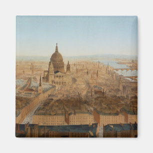 Imán Londres: una opinión del ojo de pájaro de San