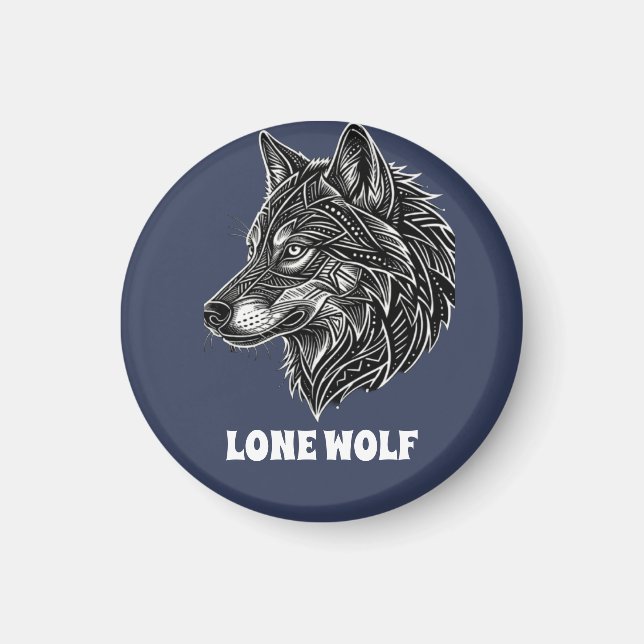 IMÁN LONE WOLF (Frente)