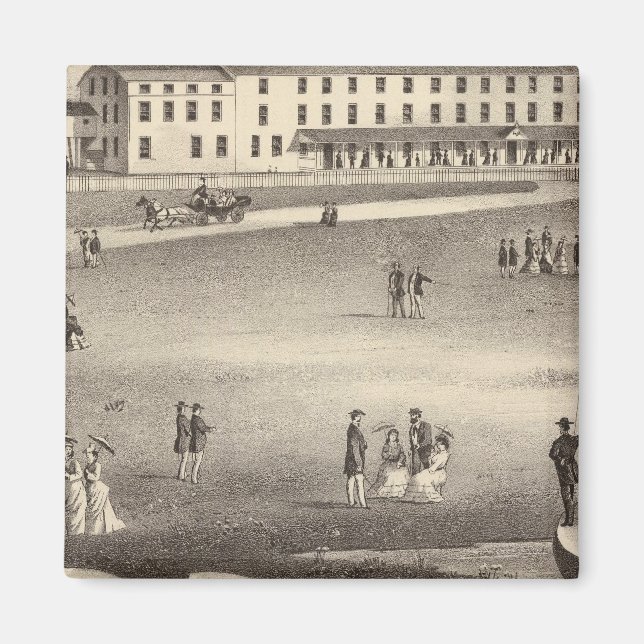 Imán Long Beach House, Long Beach, NJ (Frente)