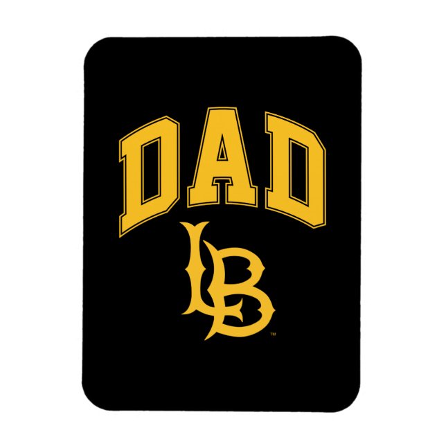 Imán Long Beach State Dad (Vertical)