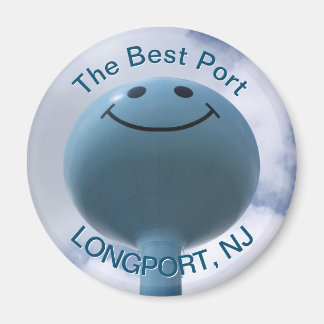 Imán Longport, New Jersey Water Tower Fridge Magnet