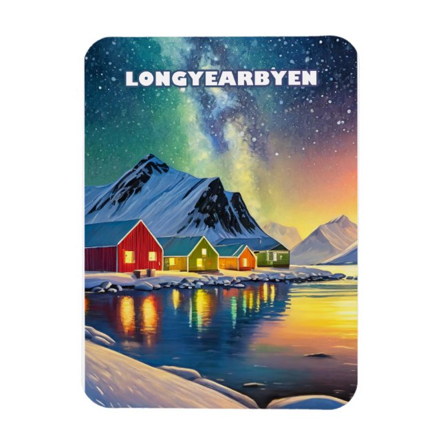 Imán Longyearbyen, oasis arctique  (Vertical)