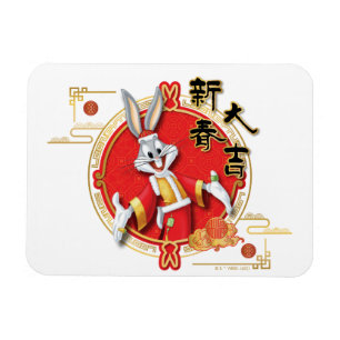 Imán LOONEY TUNES™ BUGS BUNNY™ Fortuna de primavera