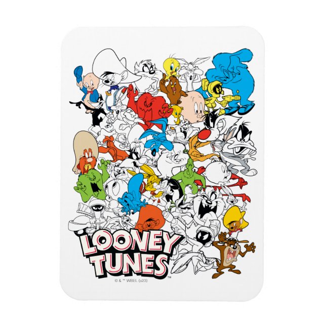Imán LOONEY TUNES™ Color Pop Pattern (Vertical)