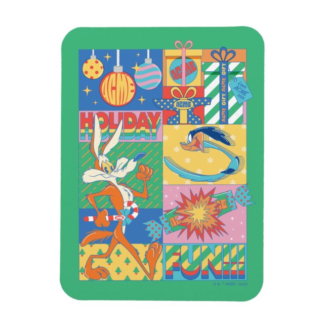 Imán LOONEY TUNES™ | Diversión Navideña (Vertical)