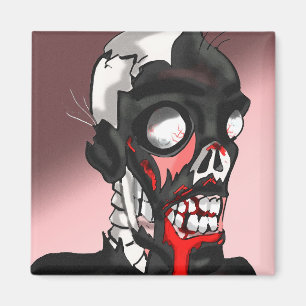 Imán Loony Creepy Zombie Magnet