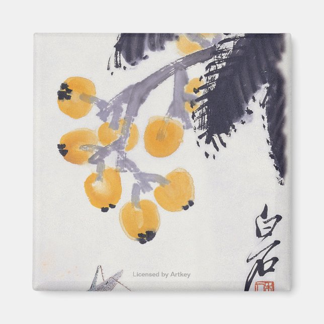 Imán Loquats y un Grasshopper (Frente)